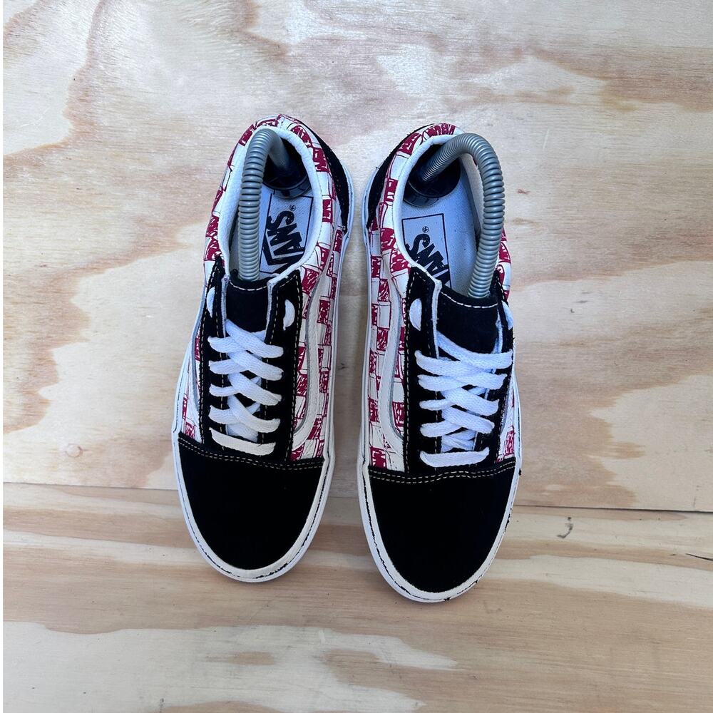 Vans Off The Wall - Old Skool Skate - Sneakers - Black/Red - Women's - 6.5 - Picture 7 of 9